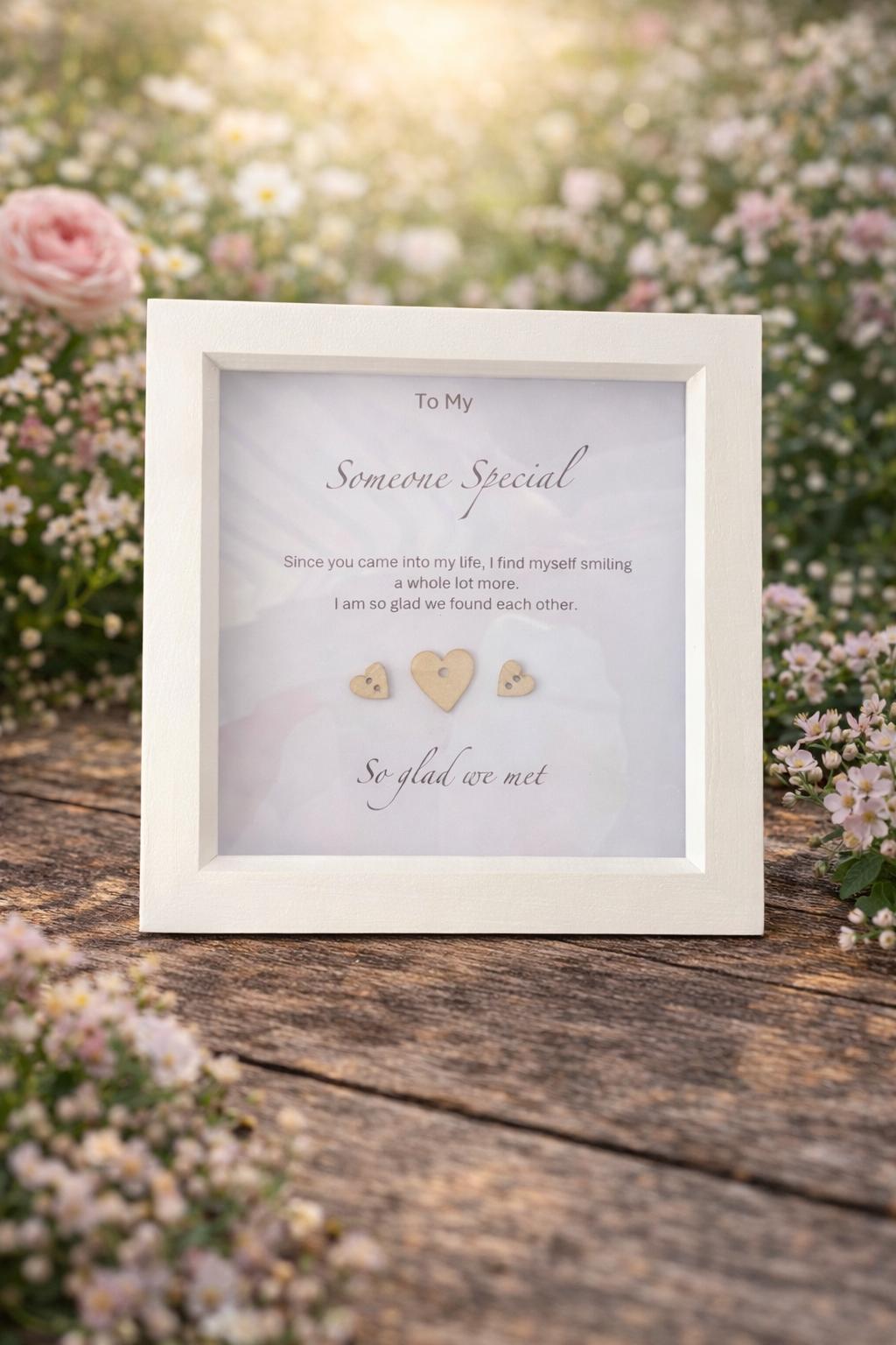 Someone special box frame
